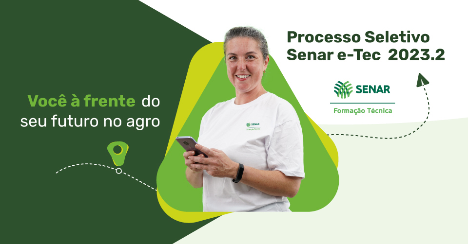 Resumindo o edital: baixe o passo a passo simplificado para inscrição no Processo Seletivo Senar e-Tec 2023.2