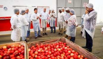 Comitiva do AgroBrazil conhece capital nacional da maçã
