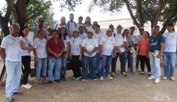 Turma do polo de João Pessoa, em visita à Coopecarne