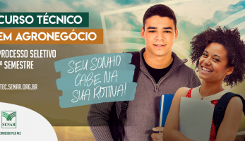 Inscrições abertas - Processo Seletivo Curso Técnico em Agronegócio 2019/1