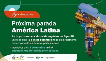 CNA promove rodada de negócios virtual com foco na América Latina